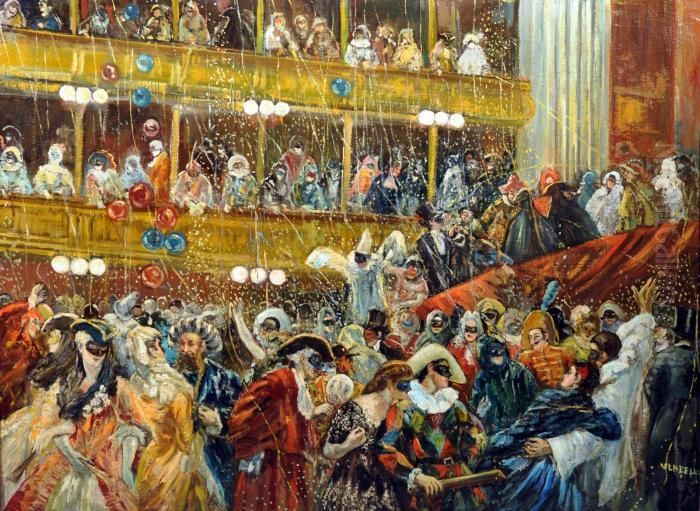 Carnevale Oil Painting by Vincenzo La Bella