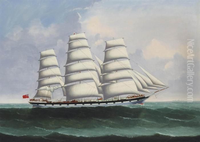 The Coolie Ship 
Avon 
 Under Full Sail Oil Painting by Lai Fong