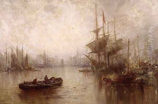 Sunrise Oil Painting by William Edward Webb