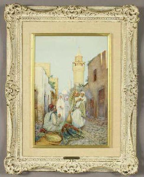 The Carpet Merchant Oil Painting by Eugene Louis Lami