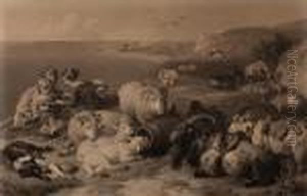 Time Of Peace Oil Painting by Sir Edwin Henry Landseer