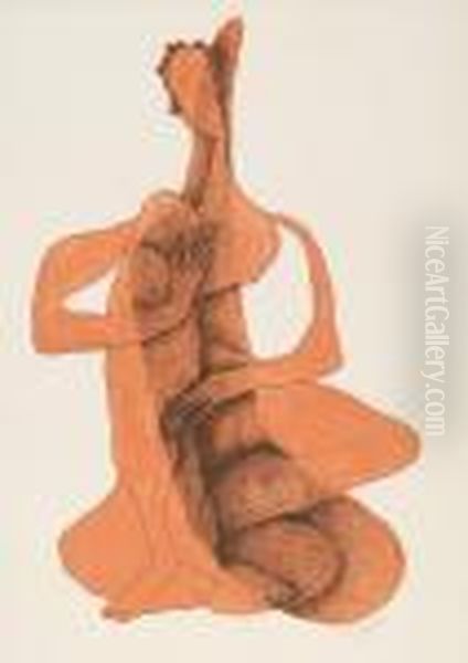 Femme Accroupie Oil Painting by Henri Laurens