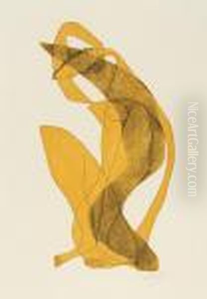 Femme Assise Au Bras Leve Oil Painting by Henri Laurens