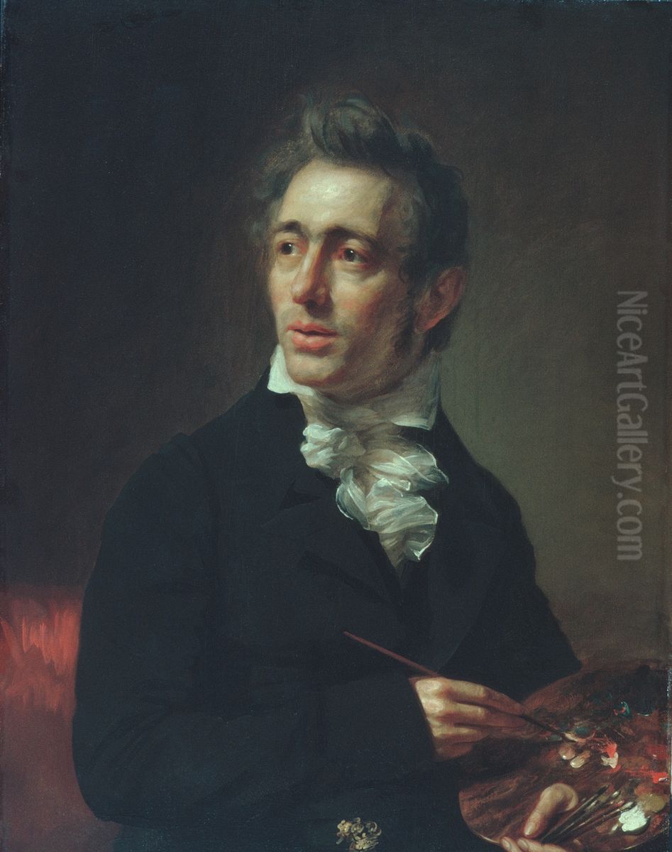 Self-portrait Oil Painting by Samuel Lovett Waldo