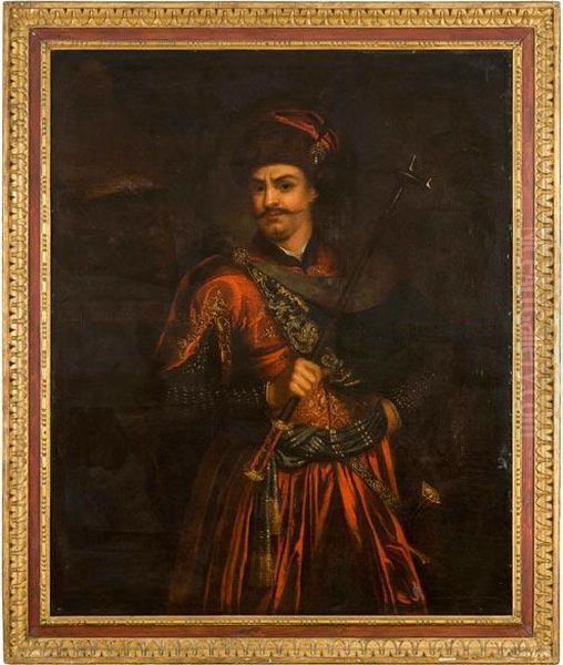 Ritratto Di Ufficiale Turco Oil Painting by Sir Peter Lely