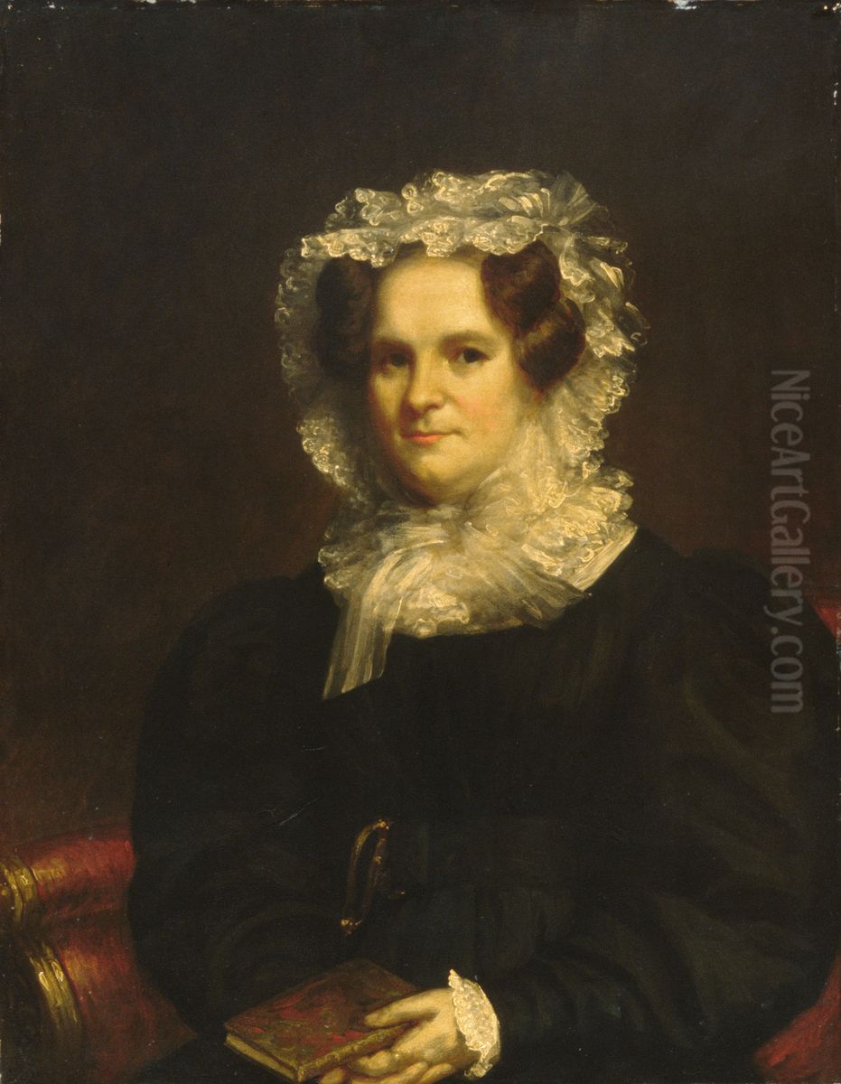 Mrs. Edward Kellogg Oil Painting by Samuel Lovett Waldo