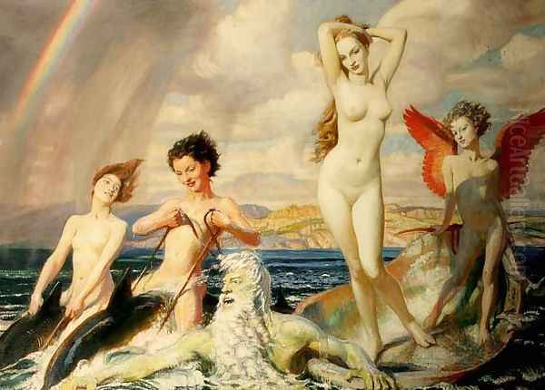 The Birth of Venus Oil Painting by George Spencer Watson