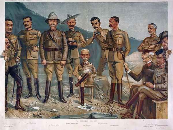 A General Group, published by Vanity Fair 1900 Oil Painting by Leslie Mathew Ward