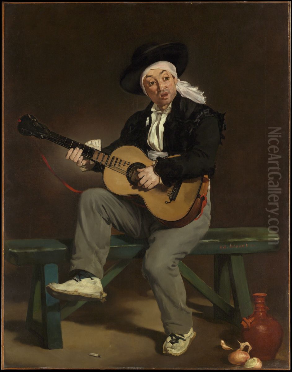 The Spanish Singer Oil Painting by Edouard Manet