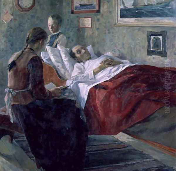 Resignation, 1895 Oil Painting by Carl Wilhelm Wilhelmson