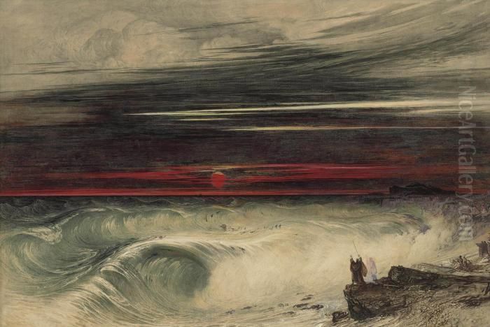 The Destruction Of Pharaoh's Host Oil Painting by John Martin