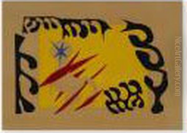 Le Cauchemar De L'elephant Blanc (from Jazz) Oil Painting by Henri Matisse