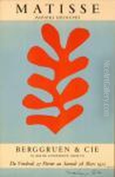 Matisse, Papiers Decoupes Oil Painting by Henri Matisse