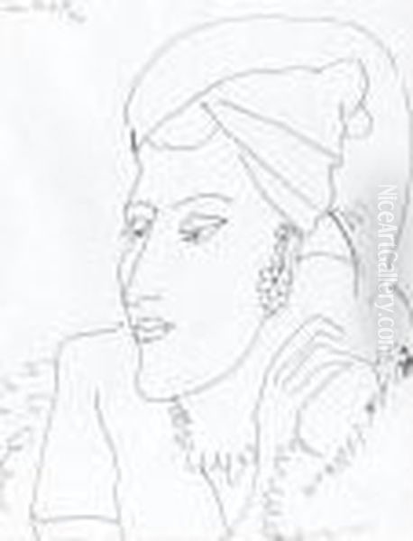 Femme Oil Painting by Henri Matisse