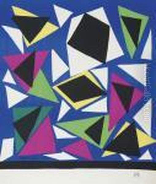 Papiers Colles Oil Painting by Henri Matisse