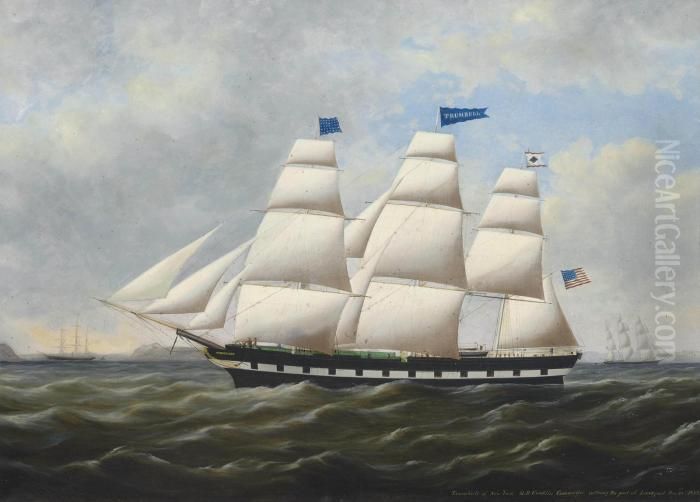 The American Merchantman 
Trumbull 
 Of New York Oil Painting by Duncan Mcfarlane