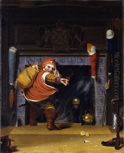 Saint Nicholas Oil Painting by Robert Walter Weir