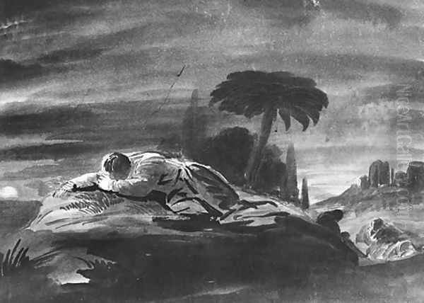 Christ in the Garden of Gethsemane Oil Painting by Robert Walter Weir