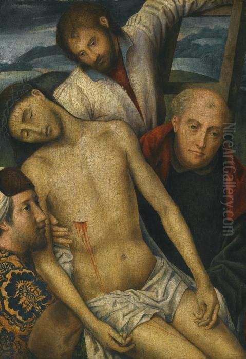 The Deposition Of Christ Oil Painting by (manner of) Memling, Hans