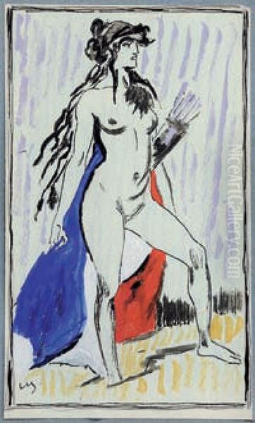 La Republique Oil Painting by Lucien Metivet