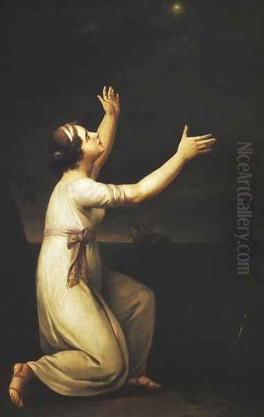 Hope Oil Painting by Kazimierz Wojniakowski