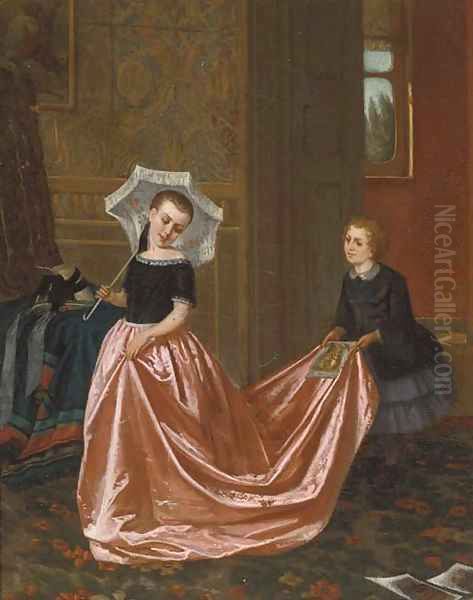 Follow the leader Oil Painting by Alice Walker