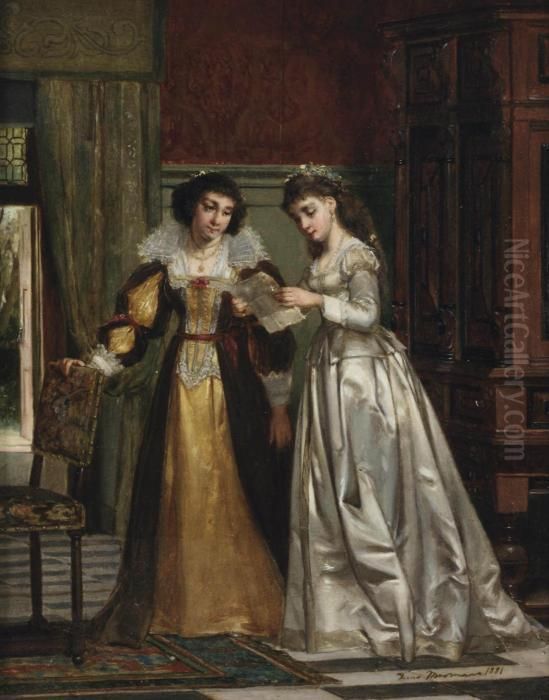 The Love Letter Oil Painting by Franz Moormans