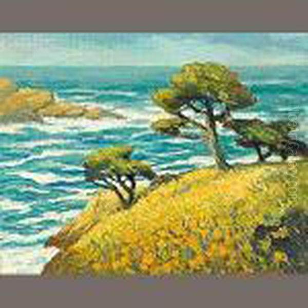 Springtime, Point Lobos Oil Painting by Mary Deneale Morgan