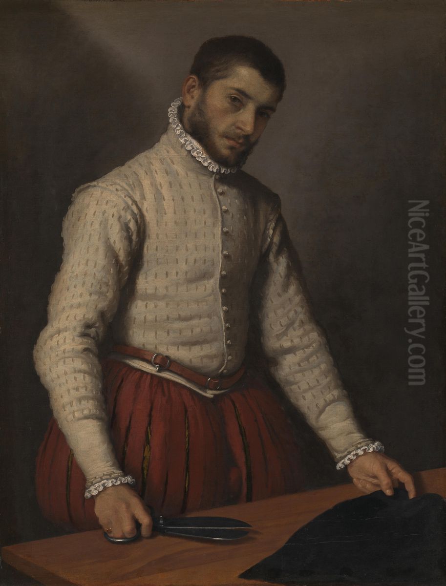 Il Tagliapanni Oil Painting by Giovanni Battista Moroni