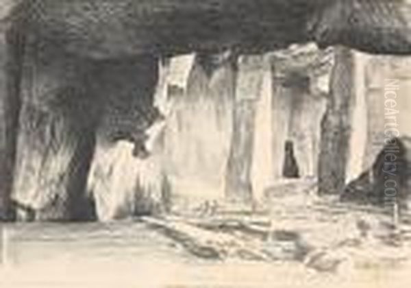 Siracusa - Latomia Del Paradiso Oil Painting by Richard Muller