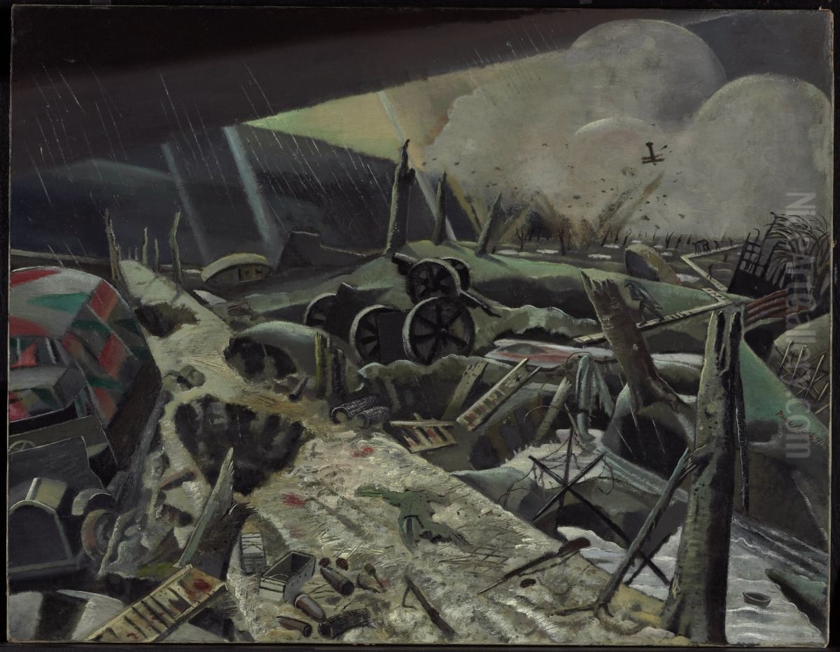Void Oil Painting by Paul Nash