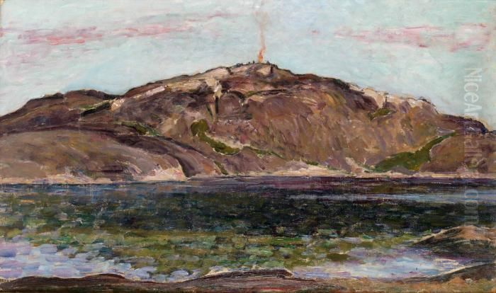 Berget Vid Kyrkesund Oil Painting by Karl Nordstrom
