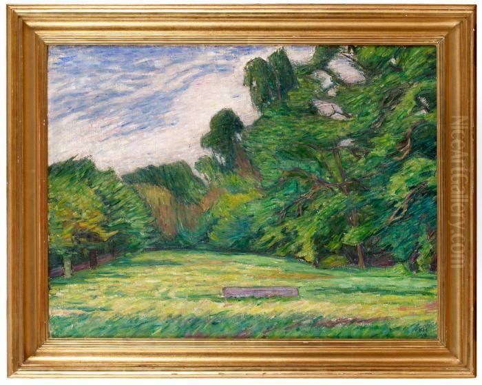 Fran Lovangen (skarholmen) Oil Painting by Karl Nordstrom