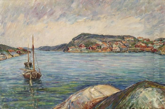 Kyrkesund Oil Painting by Karl Nordstrom