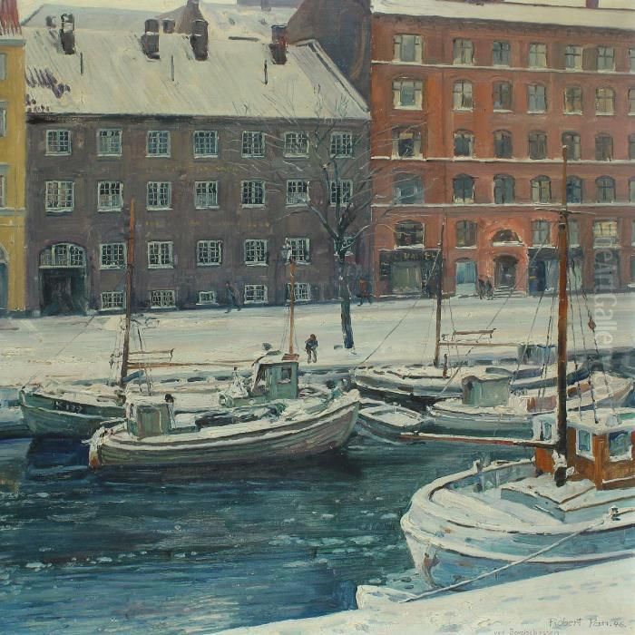 Ved Bombebossen Oil Painting by Robert Panitzsch