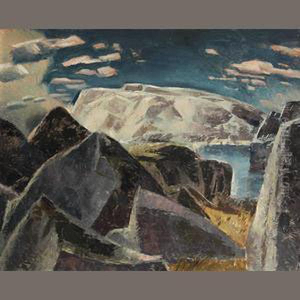 Winter In The North Oil Painting by Lawrence Arthur C. Panton