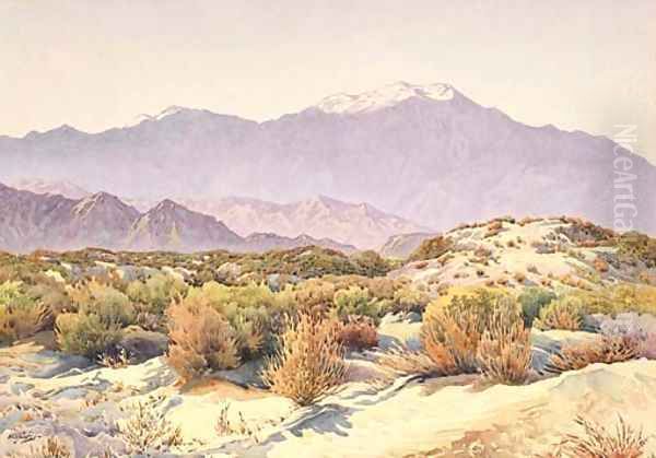 San Jacinto Oil Painting by Gunnar Mauritz Widforss