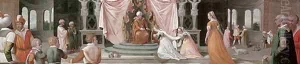 The Story of Esther Oil Painting by Peter Candid