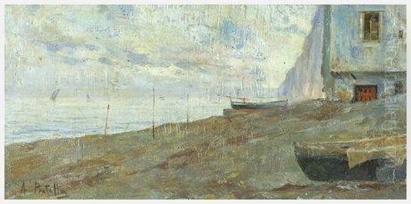 Senza Titolo Oil Painting by Attilio Pratella