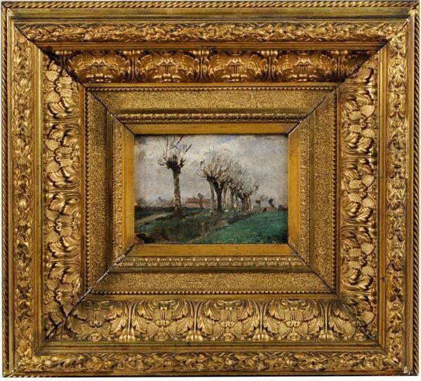 Piccolo Paesaggio Oil Painting by Giovanni Battista Quadrone