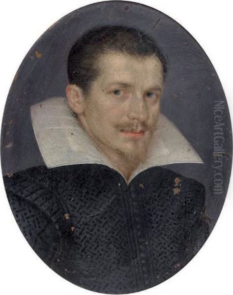 Portrait De Gentilhomme Oil Painting by Francois, the Elder Quesnel