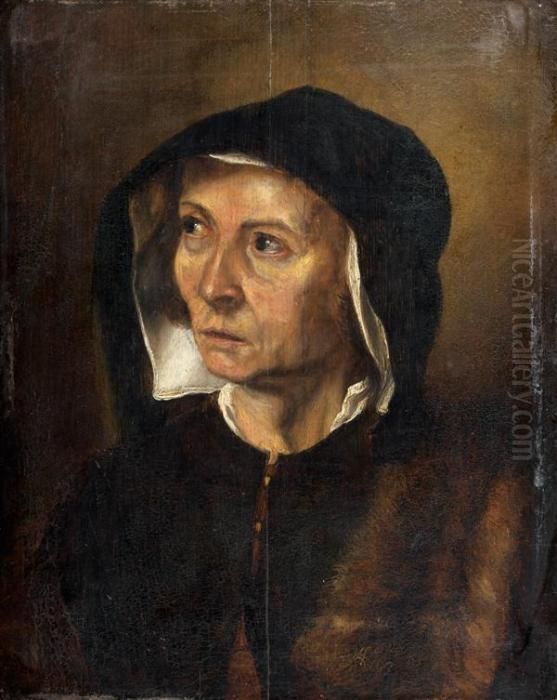 Portrait De Femme Oil Painting by Harmenszoon van Rijn Rembrandt