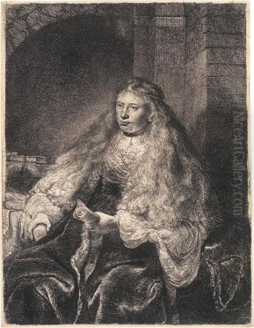 Die Grosse Judenbraut Oil Painting by Harmenszoon van Rijn Rembrandt