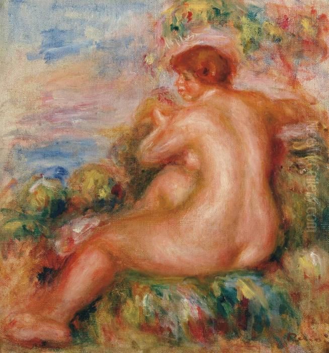 Femme Nue Dans Un Paysage Oil Painting by Pierre Auguste Renoir