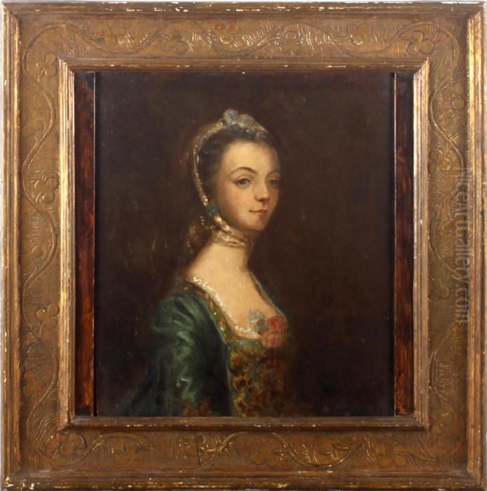 Portrait Of Anne Daughter And 
Heir Of George Speke Of Lackington, Wife Of Frederick North, 2nd Earl Of
 Guildford And 8th Baron North Oil Painting by Sir Joshua Reynolds