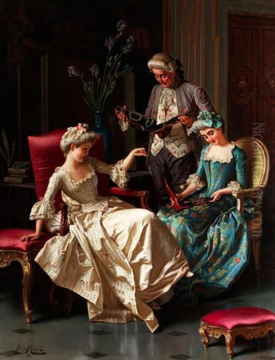 das Bewunderte Geschenk Oil Painting by Pio Ricci