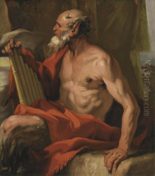 Pan Oil Painting by Sebastiano Ricci