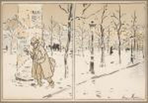 Programme Pour Les Menus-plaisirs Oil Painting by Henry Parsons Riviere