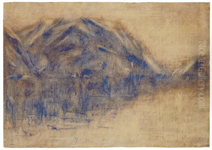 Monte Tamaro Oil Painting by Christian Rohlfs