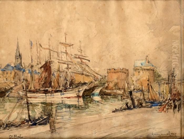 Bordeaux, Saint Malo Et Honfleur Oil Painting by Georges Rose